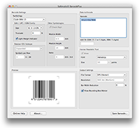 Screenshot Barcode Software Mac