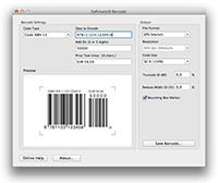 Screenshot EAN Barcode Generator