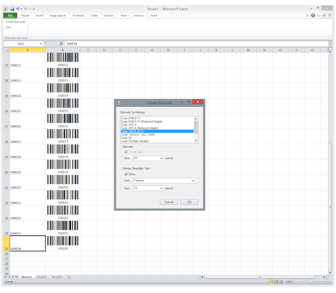 Barcode Reading Software For Excel