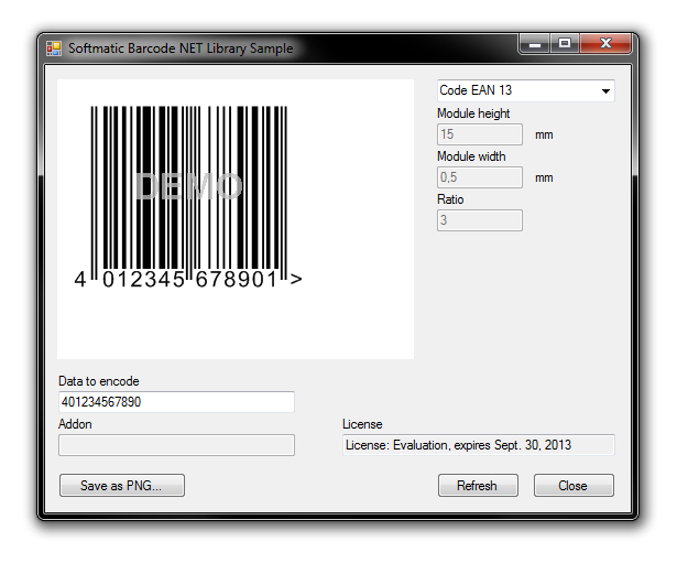 screenshot barcode-dotnet