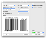 Screenshot Softmatic Barcode V5