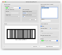 Screenshot Softmatic BarcodePlus V5