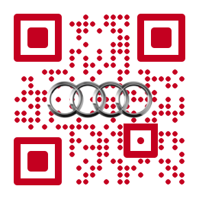 QR Code with Audi logo